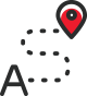 Logo rouge et noir des coordonnées de JMA diagnostics à Mascouche