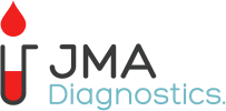 JMA Diagnostics logo with blood test tube