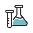 Test tube and Erlen-Meyer flask for urine culture analyzes at JMA Diagnostics at home blood test service in Mascouche Test tube and Erlen-Meyer flask for urine culture analyzes at JMA Diagnostics at home blood test service in Mascouche